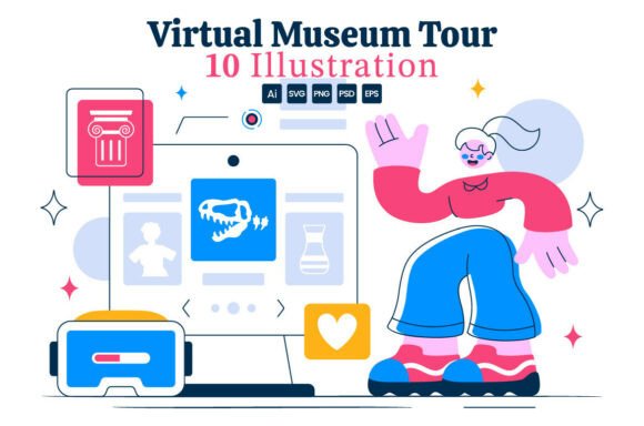 10 Virtual Museum Tour Illustration: A Visual Guide for Digital Exhibitions