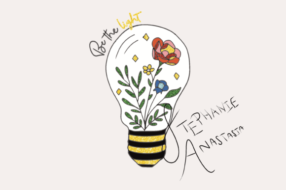 Be the Light Glitter: A Mixed Media Digital Asset for Modern Creative Workflows